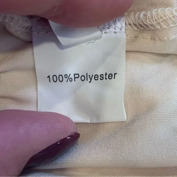 Chloefairy Summer Ruched Mini Dress Ruffle Tunnel Spaghetti Straps Size Medium - Picture 8 of 11